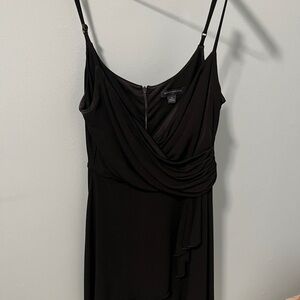 Banana Republic Black Draped Dress